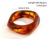 Vintage Coloful Irregular Acrylic Resin Chunky Bangles for Women Hip Hop Geometric Wide Kpop Bangle Bracelets Couple Jewelry Pulseras
