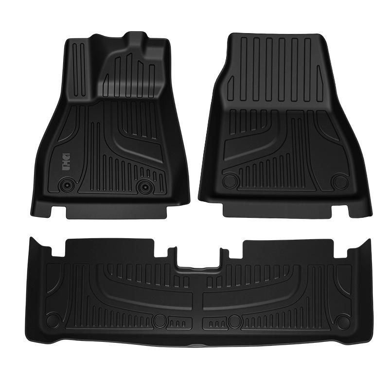 Xiaopeng M03 TPE Floor Mats: Eco-friendly, Waterproof, Wear-resistant Mats In Original Car Color, Compatible with 24-25 Models for Full Car Coverage.