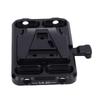 V Mount Battery Plate 1 4in 3 8in Threaded Holes Universal V Lock Battery Mounting Plate for Camera Cage Rig