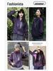 Women's UV Protection Ice Silk Jacket - Stylish, Lightweight Purple Summer Wear