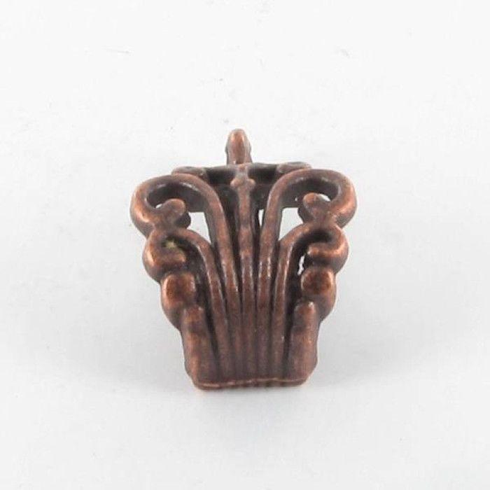 Bélière filigranée métal 17mm Cuivré (10 pièces)