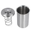 Meat Press Cooker Ham Maker 304 Stainless Steel Kitchen Meat Press Cooking Barrel with Thermometer