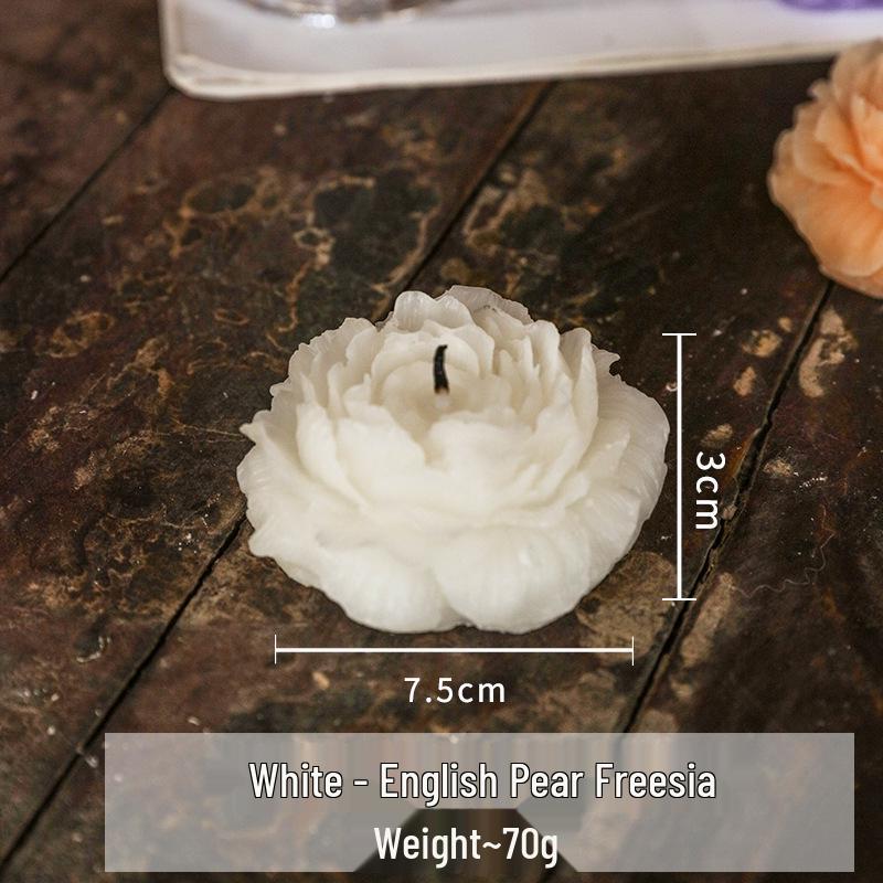Light Luxury Rose Scented Aromatherapy Candle - Long-Lasting, Low Temperature, Creative Decorative Ornament