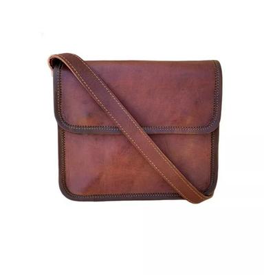 Men's  Lambskin Leather Vintage Laptop Messenger Briefcase Bags Satchel