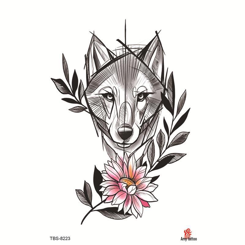 Wasserdichtes Ganzarm Totemsymbol Tattoo Aufkleber Set