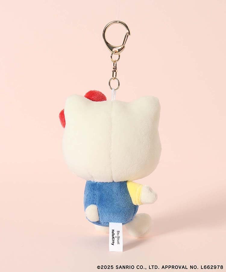 Sanrio Characters Mascot Charm Keychain [Bleu Bleuet] (Hello Kitty)