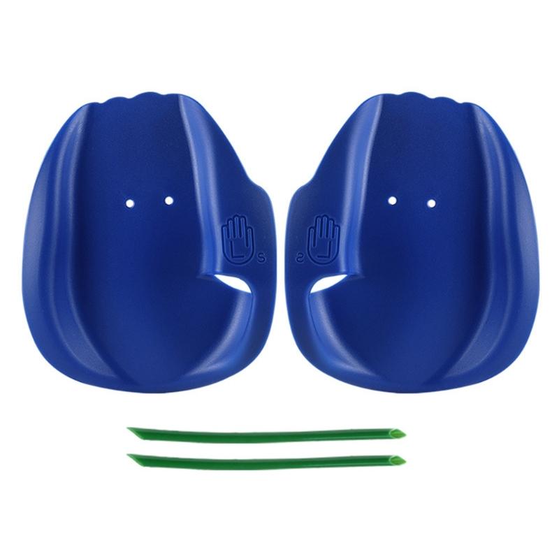 

Swimming Paddles For Adults And Kids Light Weight Swimming Hand Paddles with Adjustable Strap Pool Training Accessory синій/глибокий
