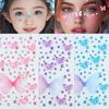 Facial Rhinestone Sticker Butterfly Gem Crystal Tattoo Self Adhesive Body Brow Makeup Mix Size Item Fairy Beauty Colorful Tattoo