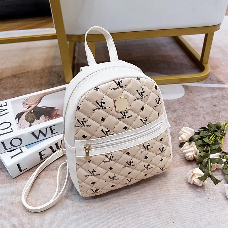 Large Capacity Presbyterian Backpack Women's Bag Printed Backpack Korean Style Student Schoolbag