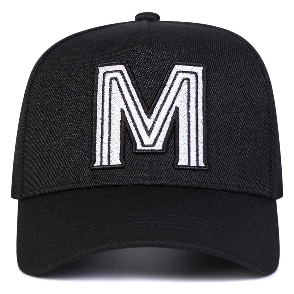 Unisex M Letter Embroidery Baseball Caps Spring And Autumn Outdoor Adjustable Casual Hats Sunscreen Hat Sports Cap