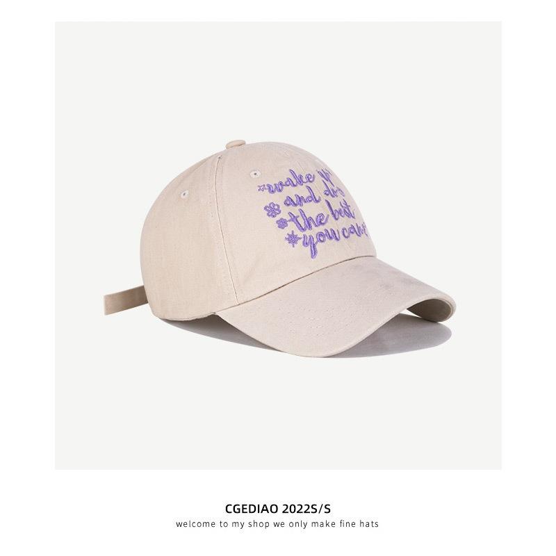 

Women s summer thin fashion Korean-style rose red soft-top baseball cap, suitable for large head circumference, makes the face look smaller, M（55-59cm） бежевый
