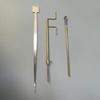 Cello Soundpost Adjustment Kit: Reamer, Clamp, Measuring Tool, Pick, and Hook