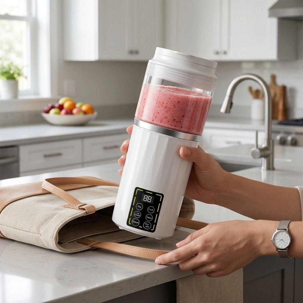 Wireless Electric Fruit Juicer USB Charging Fruit Blender Cup Fruit Extractor Cup  Home