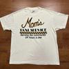 Vintage Moms Taxi Service T Shirt Men L White Short Sleeve 80s Single Stitch NYC