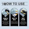 Safe for Glass Metal Surfaces Car Ice Melting Spray, 120ml De-Icer Windshield Windows Mirrors, Convenient Winter Auto Tool Fast Acting Remover