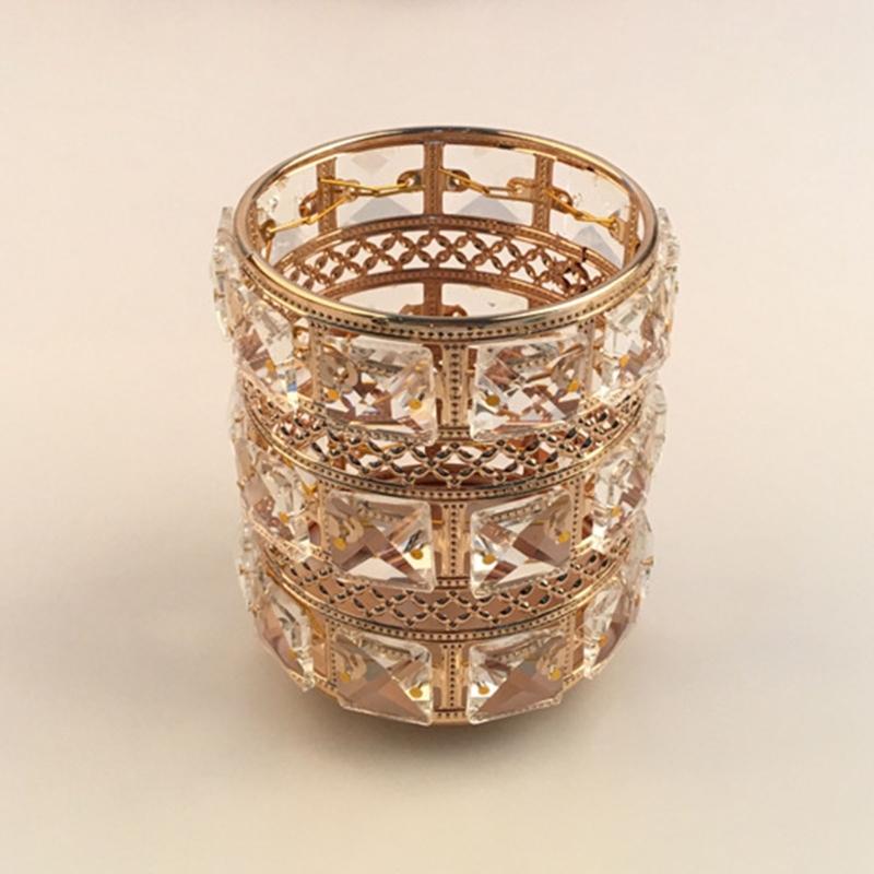 Pencil Holder Desktop Makeup Brush Holder Home Desk Ornaments for Bedroom Vanity