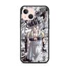 Funda de cristal templado para iPhone 14, 13, Pro, 11, 12, 7, 8 Plus, SE 2022, XR, X, XS Max, 6, 6S, Anime-Dragon-Ball