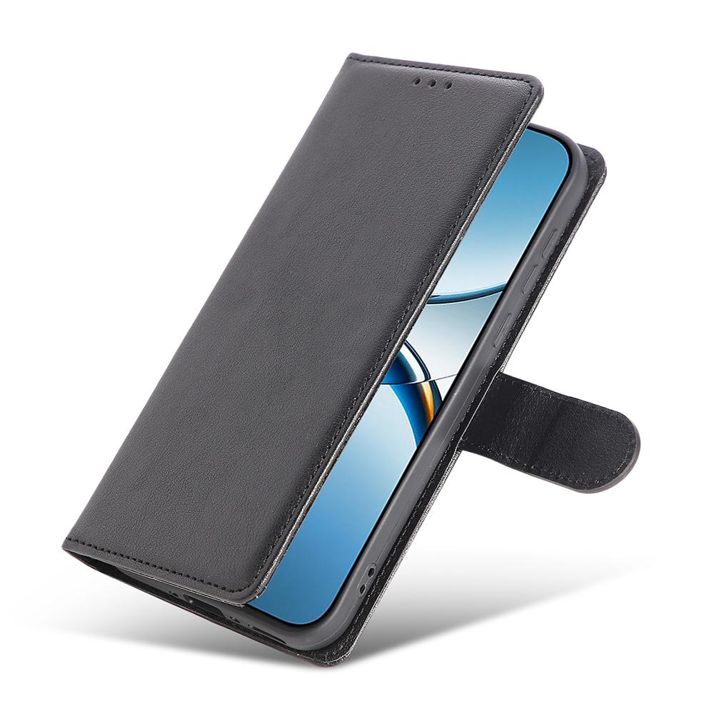 For Oppo Find X8 Pro 5G Case Wallet Stand View PU Leather Phone Cover with Wrist Strap