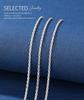 925 Sterling Silver Twisted Hemp Rope Necklace - Unisex Retro Braided Clavicle Chain