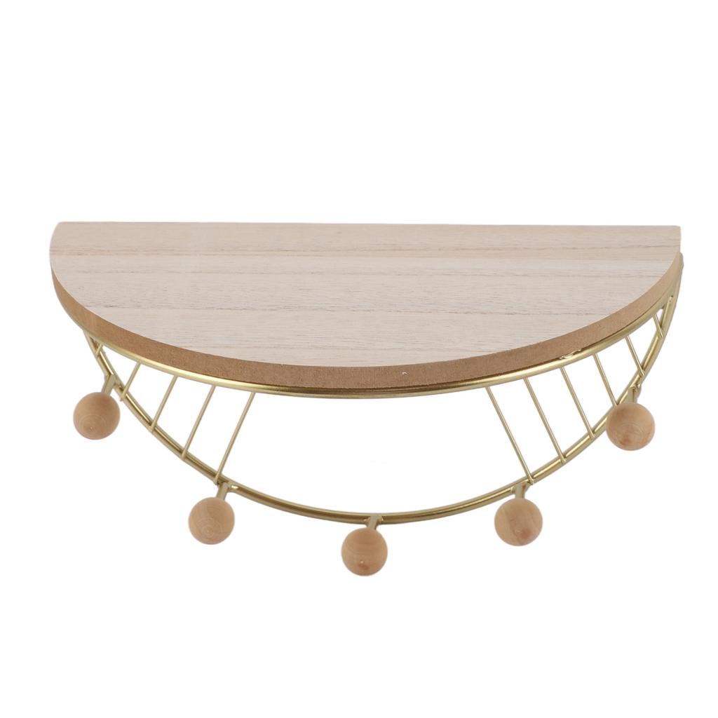 Modern Wall Shelves Fan Shaped Textured Exquisite Floating Shelves for Living Rooms Bedrooms Study
