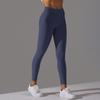 Brushed V-waist Pleated Solid Color Peach Hip Yoga Pants For Sports, Running, Fitness, Tight Fitting Cropped Pants