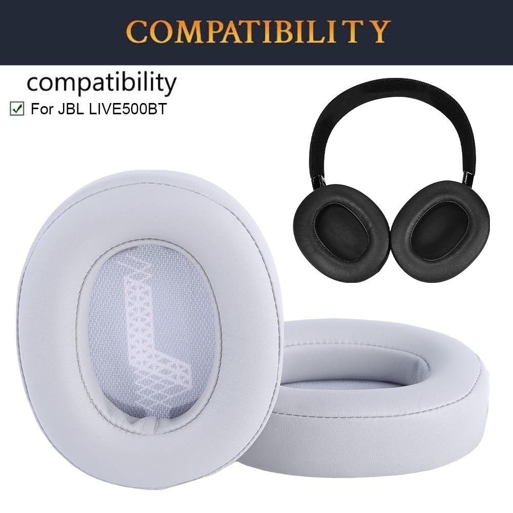 Náušníky Měkké ušní polštářky s izolací hluku pro sluchátka JBL LIVE500BT (Šedá)