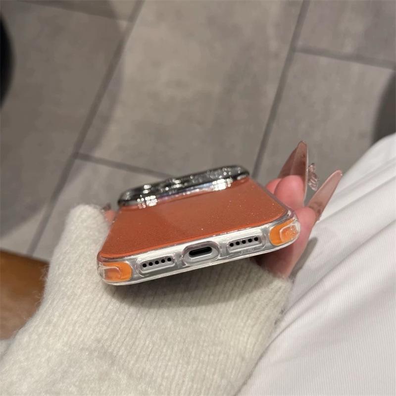 Glitter Big Window iPhone 17 Pro Case with Apple 16 Pro Lens Film for 14 & 15 Pro Models.