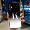 Phone Cover For Tecno Spark 8 Pro Case Stylish New Letter With Flower Shiny Starry Sky Soft Black Anti-scratch Back Cover