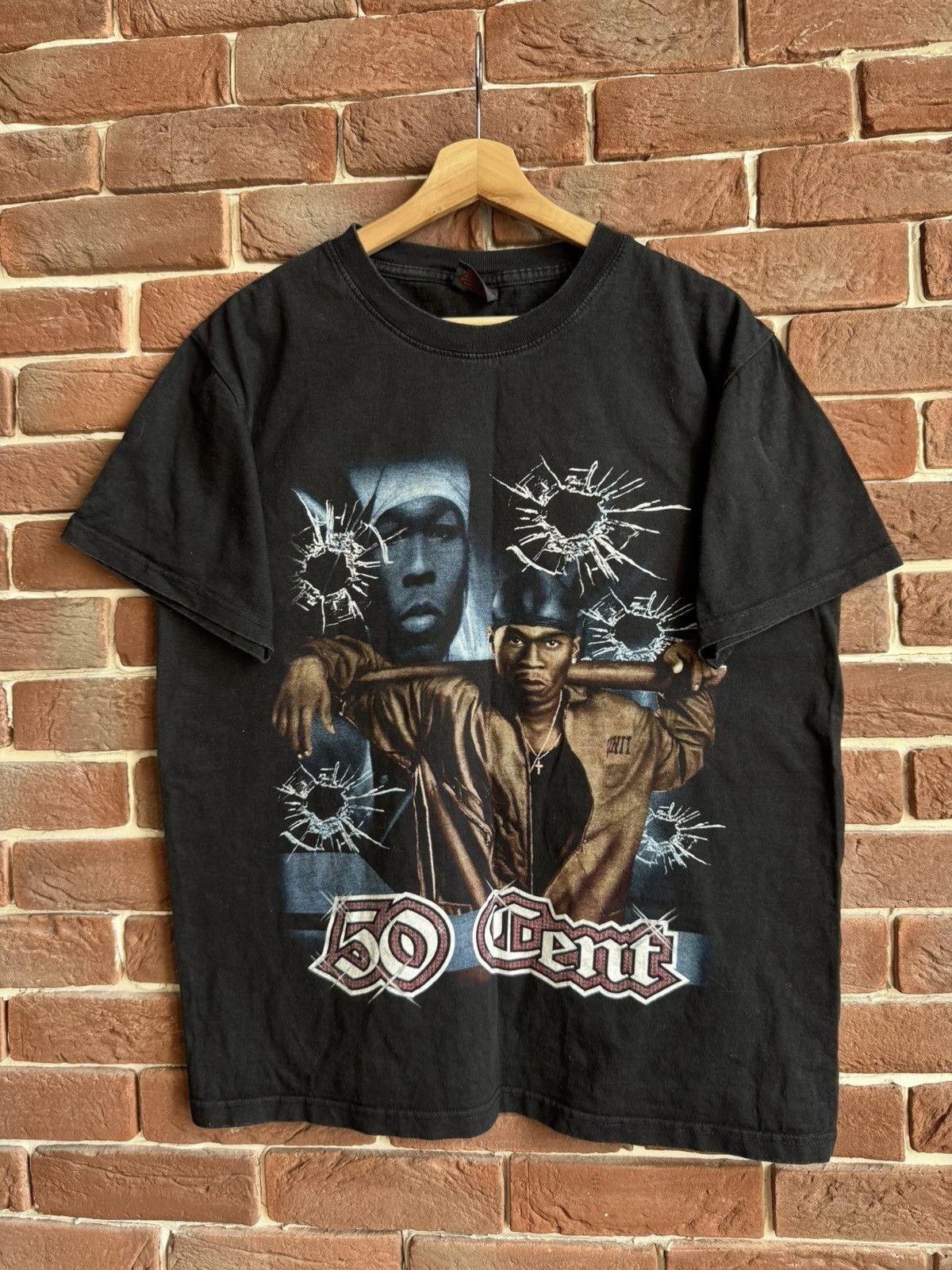 00s Vintage G Unit 50 cent Rap Hip Hop Band Tshirt Rare Unisex T-Shirt XXXL