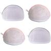 Bra Washing Laundry Bags 4 PCS Shell Shaped Wash Lingerie Mesh Bag With Zipper For Washing Machine Stocking