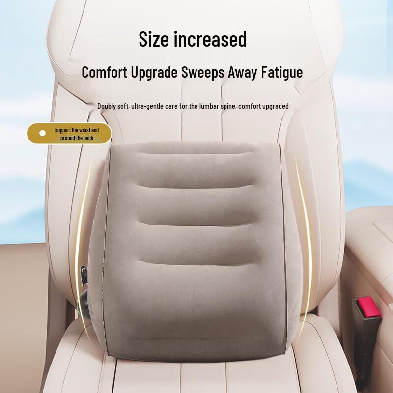 Etravel Press-Type Inflatable Lumbar Pillow