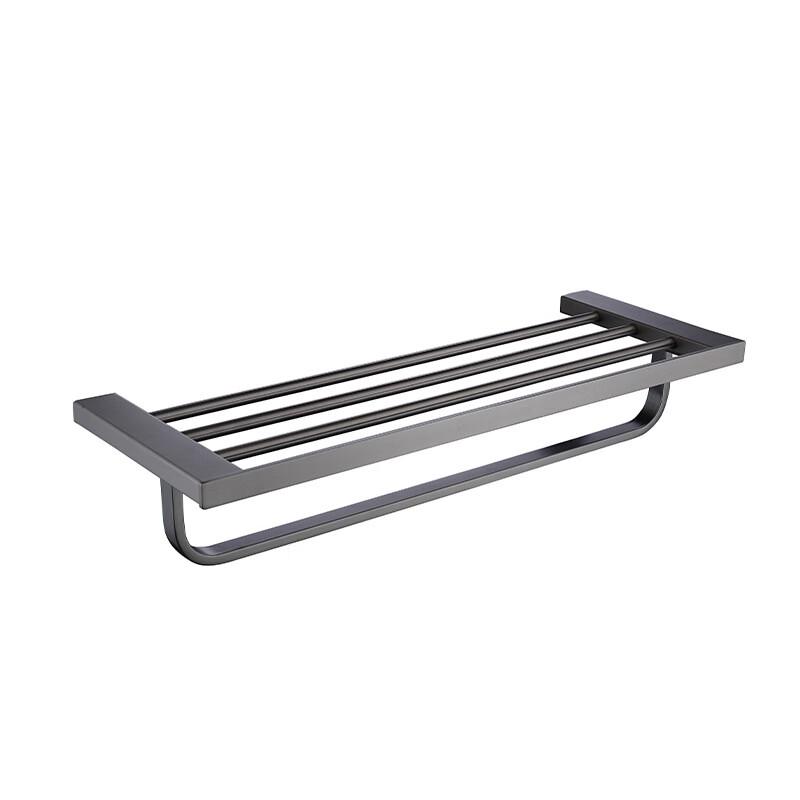 OIMG Gunmetal Gray Double Towel Rack