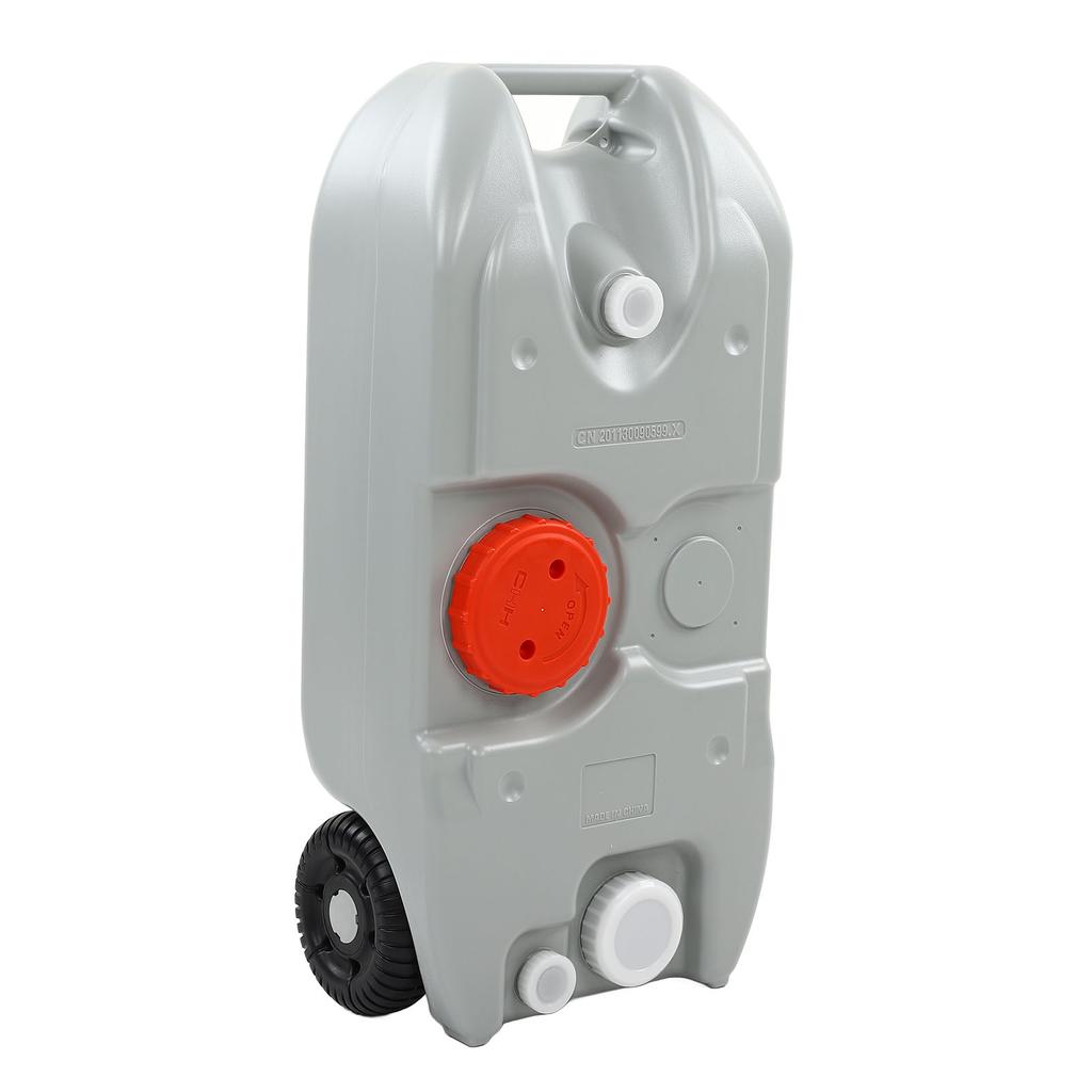 Water Tote Tank Wheeler Portable RV HDPE Water Tote Tank 40L Large Capacity Universal Fit for RV