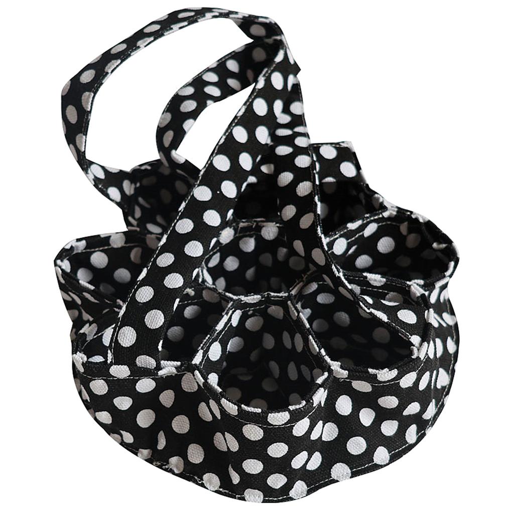 Faltbarer Sammelkorb mit Griff Leinwand Ente und Hühnereier Aufbewahrungstasche Praktischer Eierorganisator Küchenutensilien