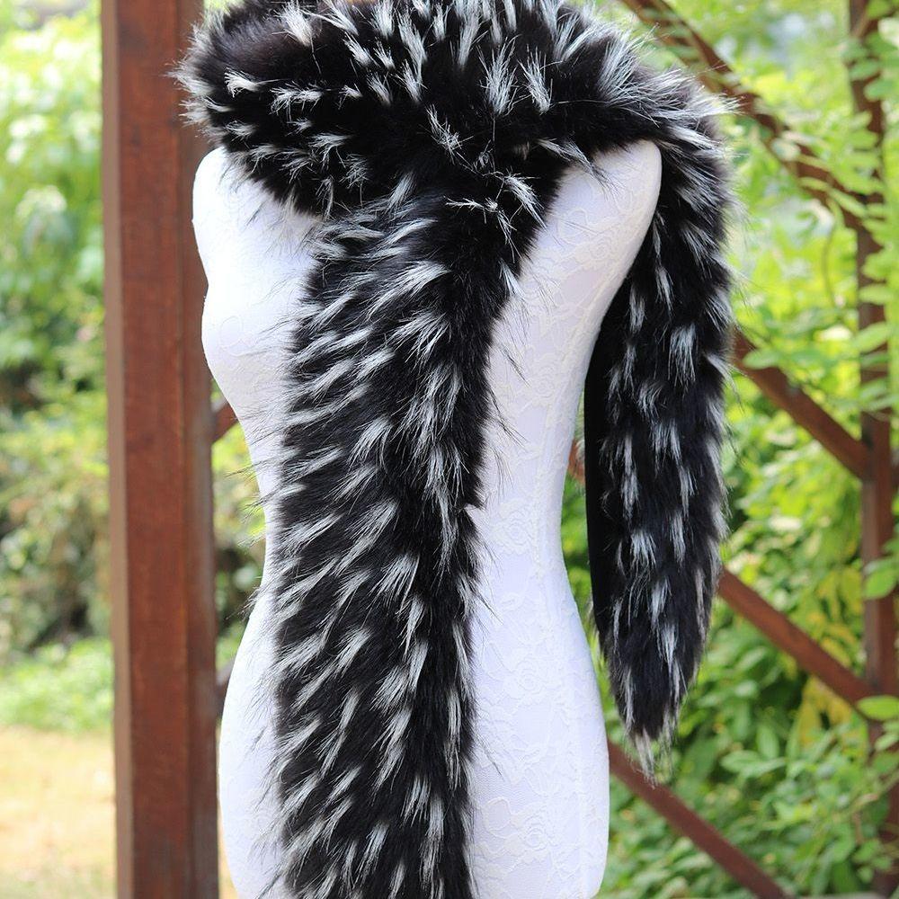 Winter Kunstfellschal Fuchs Verdickter Nerzschal Schal Schal Ausländischer Stil Warm Langer Fellkragen Schal