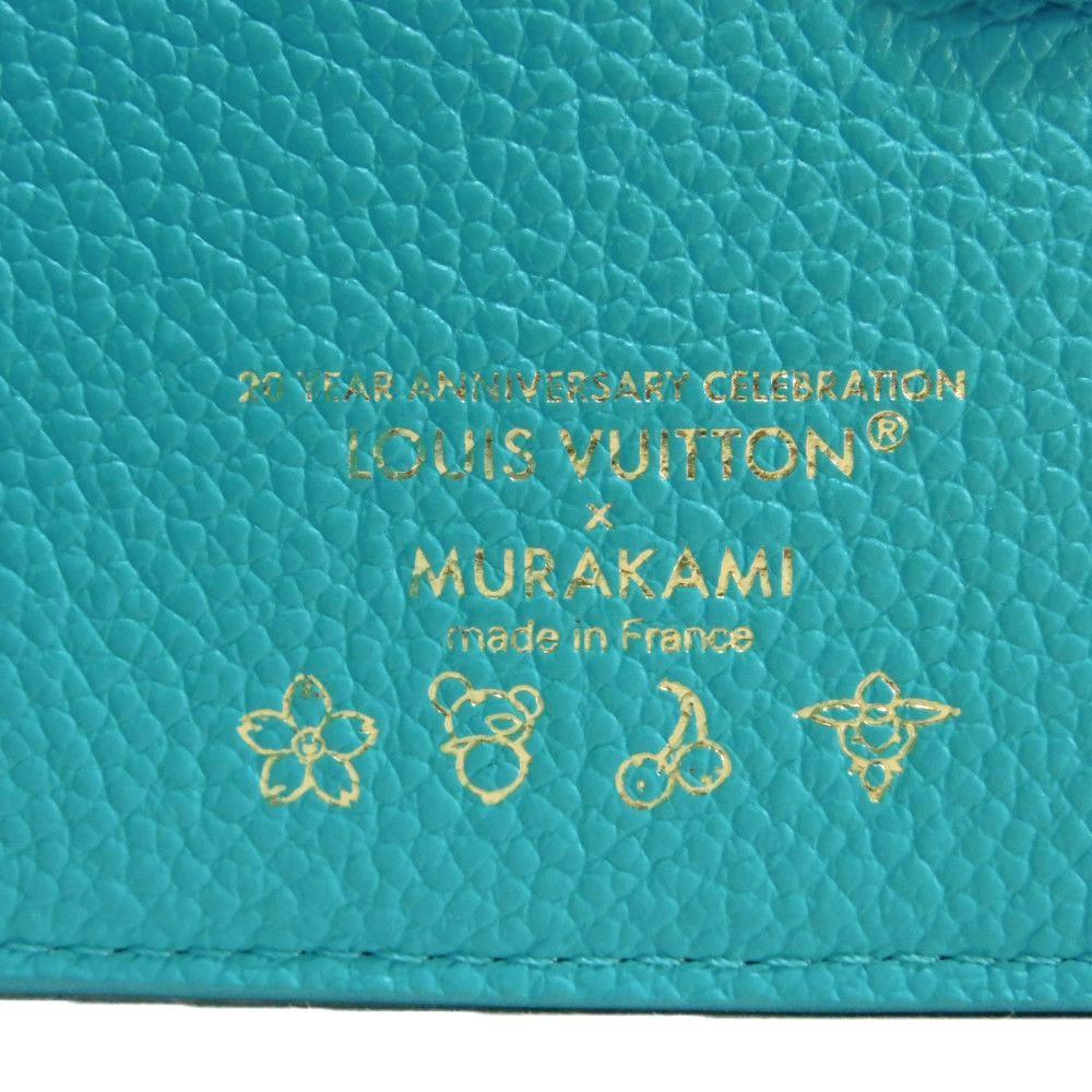 Used 12564 LVxTM Portefeuille Lisa M14089 7941 Takashi Murakami Panda Multicolor RFID Case, Excellent Condition