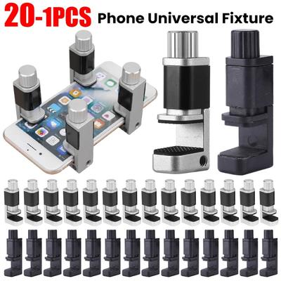 Lot de 1 à 20 pinces de fixation universelles réglables pour écran LCD, pinces de fixation en plastique et métal pour iPhone et Xiaomi