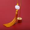 2pcs/Lot White Lotus Pendant Tassel Hanging Tassel Silk Fringe Bangs Flower Tassel Trim Key For Curtains Home Decor Accessories