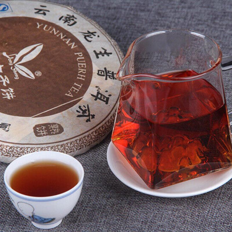 Ročník 2006 Yunnan Longsheng Puerh Tea Cake Classic 0658 Pu'er Zralý čaj 357g