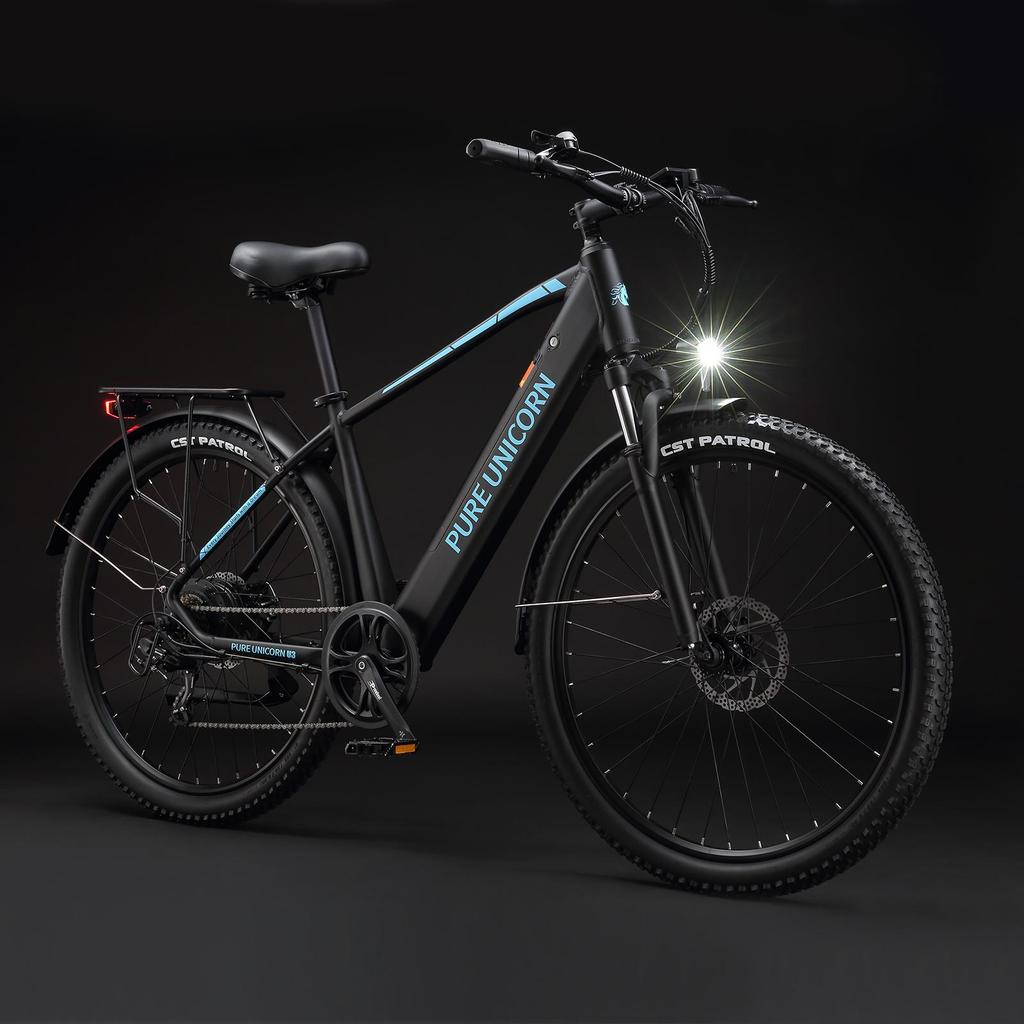PURE UNICORN U3 Electric Bike 750W Motor 48V12.8Ah Battery 29 Inch Tires 45km/h Max Speed 60km Max Range Shimano 7-speed
