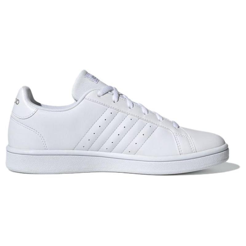 Adidas Women's Grand Court Base 'White Platinum Metallic' Women's Sneakers EE7874