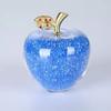 1PC Amazing Love Gifts Hollow Glass Apple Full Fill with Color Crystal Rhinestone Figurines Home Decoration Accessories