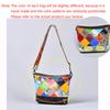Genuine Leather Women's Bag Women's Checkered Crossbody Single-shoulder Bag Small Bag