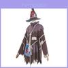 Halloween Der Zauberer von Oz Leprechaun Mit Polyesterstoff Fantasy Cosplay Kleid Für Mottopartys