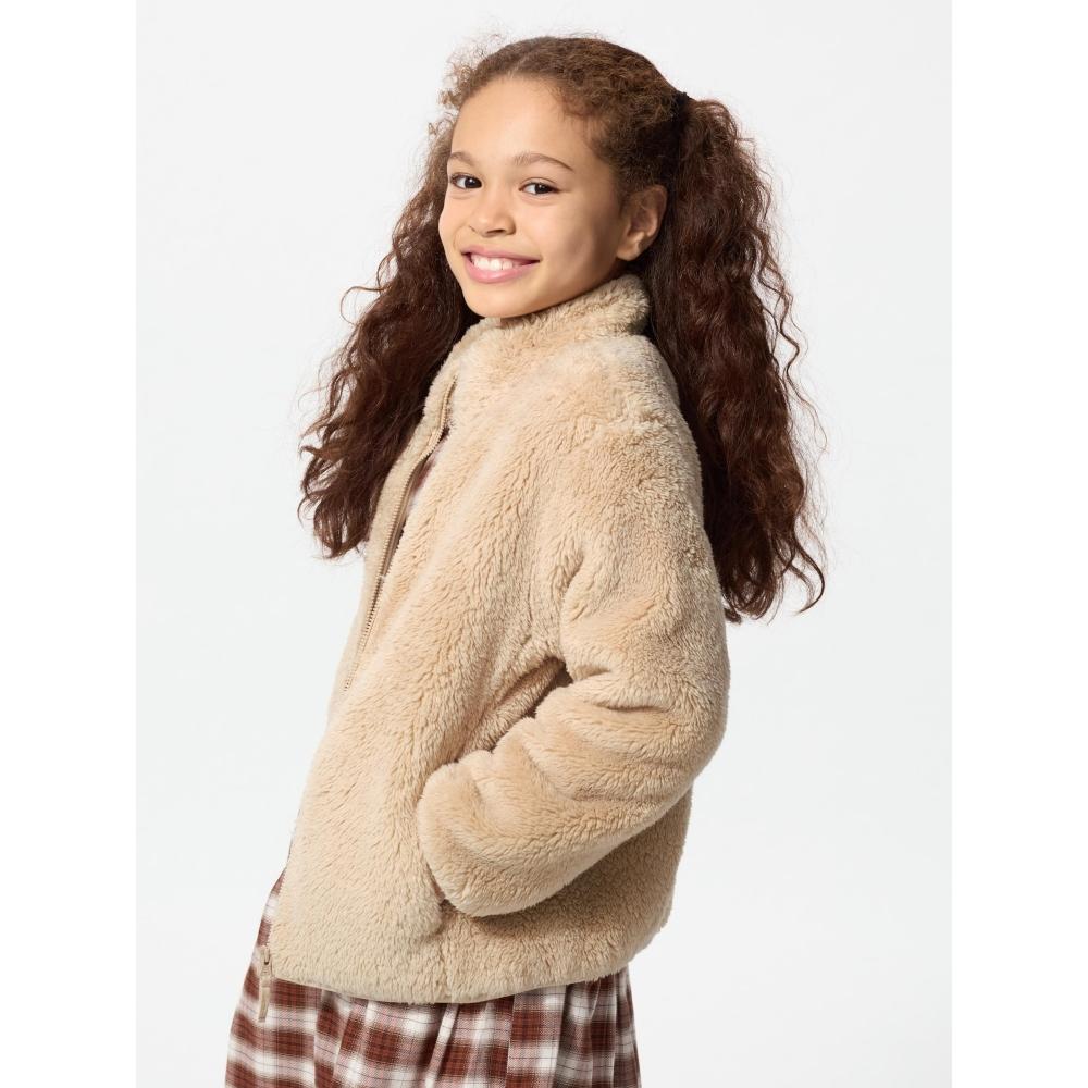 Uniqlo Kids Fluffy Fleece Full Zip Jacket
