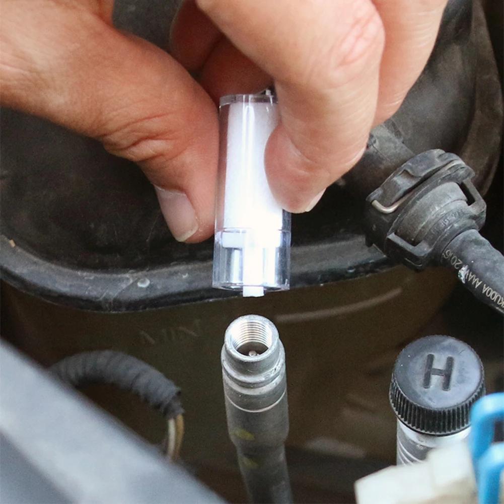 10/5/1Pc Car Aircon Oil Checker R134A Auto Air Conditioning System Refrigeration Oil Testing Instrument A/C Oil Test Cotton Tool