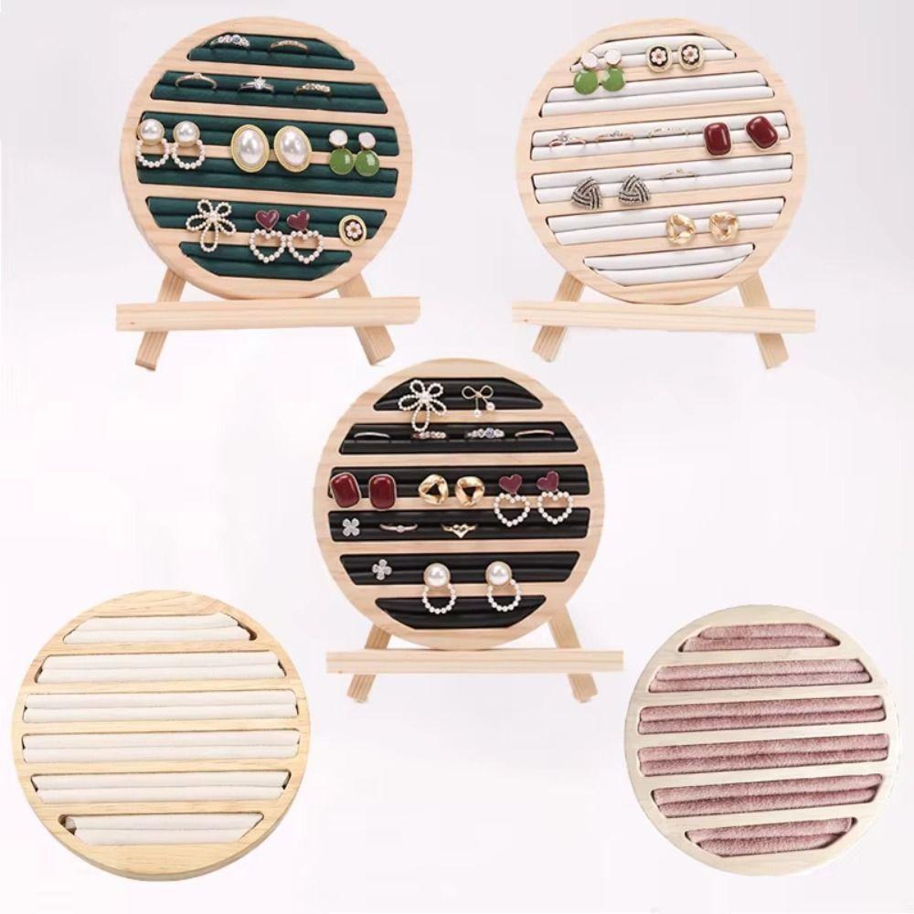 Round Shape Jewelry Display Rack Storage Tray Jewelry Organizer Jewelry Accessories