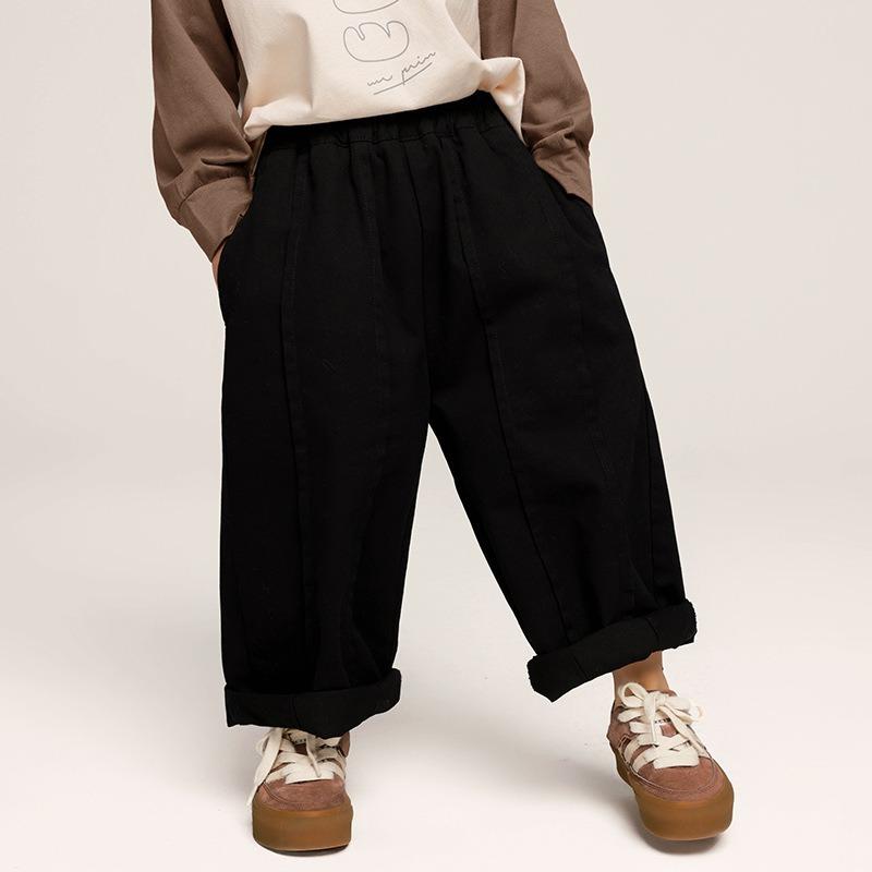 Korean Style Loose Casual Long Pants For Toddler Little Boys