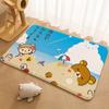 R-Rilakkuma Anime Floor Mat Floor Mat Soft Flannel Non-Slip Door  Rug for Living Room