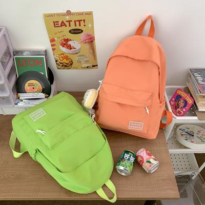 Versatile Girl Schoolbag New Simple Junior High School Backpack Student Large Capacity Backpack